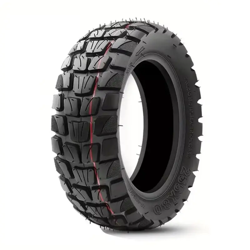L71A For Electric Scooter 10 Inch Tubeless Vacuum Tire 80/55-6.5V- Off-Road Rubber Tyre For Kickscooter Accessories Wheel