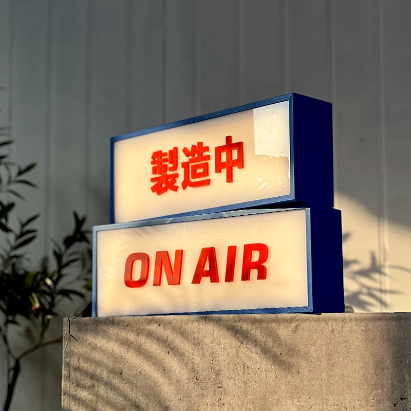 Store High-end Decoration Minimalist Three-dimensional Letter Lightbox Billboard Acrylic Light Box Lightbox Advertising Box