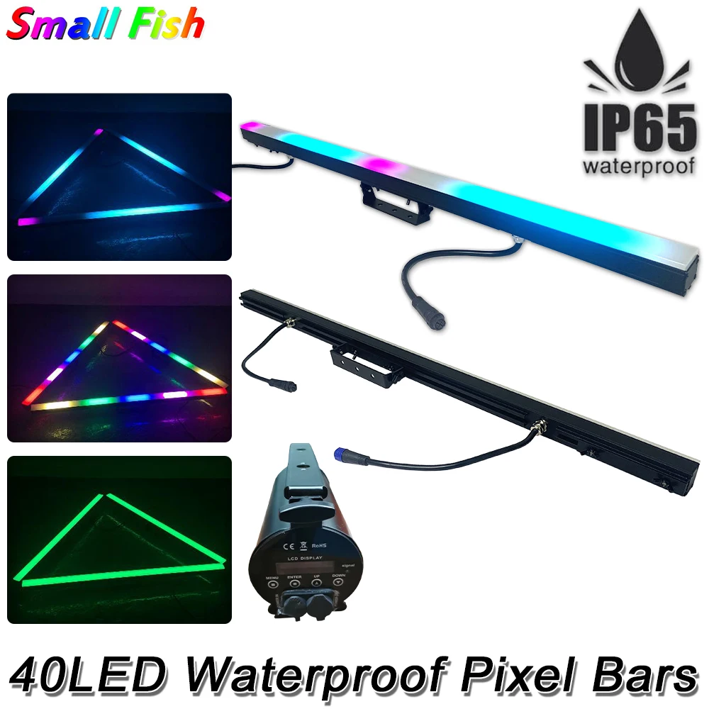 Stage Light Waterproof Tubes LED 40xSMD5050 LED Pixel Bar Light 3D LED Linear Strip Lights DMX For Bar Disco DJ Nightclub