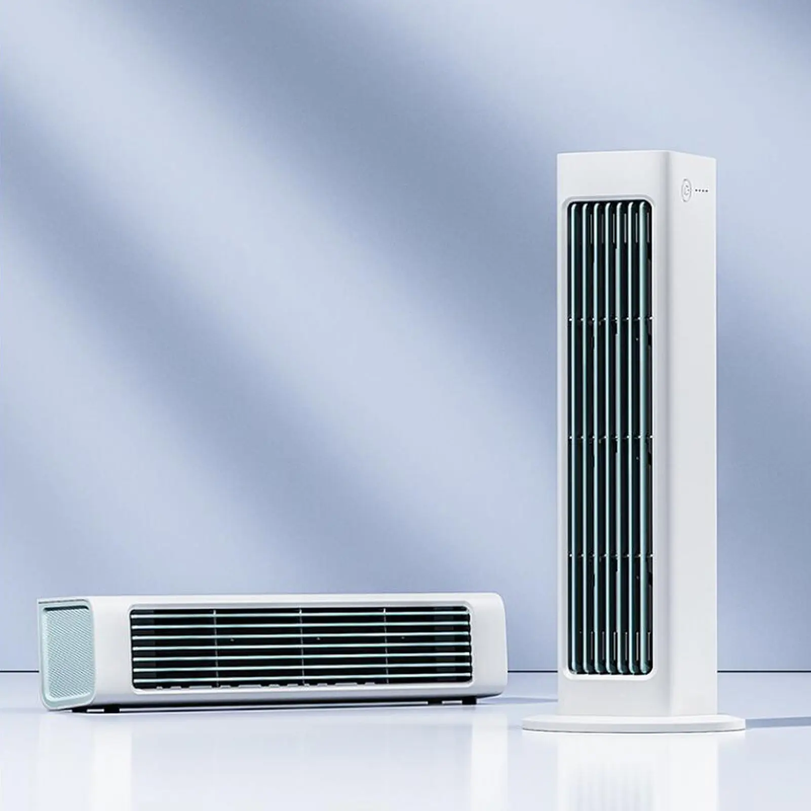 

Осциллирующий башенный вентилятор, настольный вентилятор с 3-скоростным пультом дистанционного управления, USB перезаряжаемый безлопастной настенный вентилятор для спальни, кухни