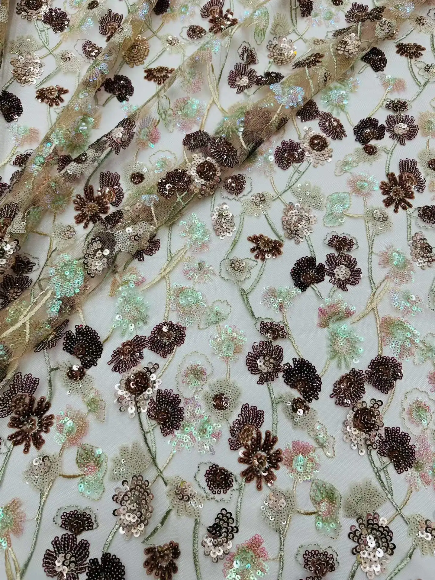 

Африканское кружево с пайетками, высококачественная африканская французская тюлевая ткань с вышивкой, кружевная ткань для праздничных платьев