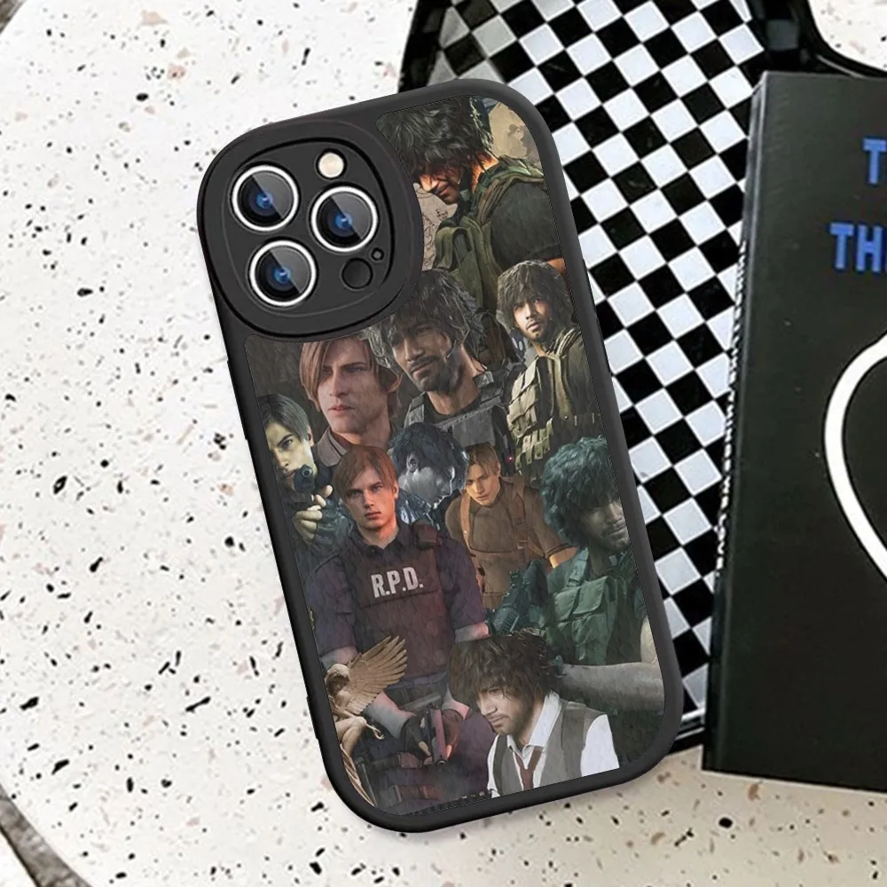 Video Game Resident Evil Phone Case Hard Leather For iPhone 14 13 12 Mini 11 14 Pro Max Xs X Xr 7 8 Plus Fundas