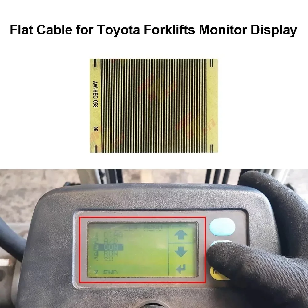 Flat Cable for Toyota Forklifts 6FB10 6FB15 6FB20 Monitor Display  Pixels Repair