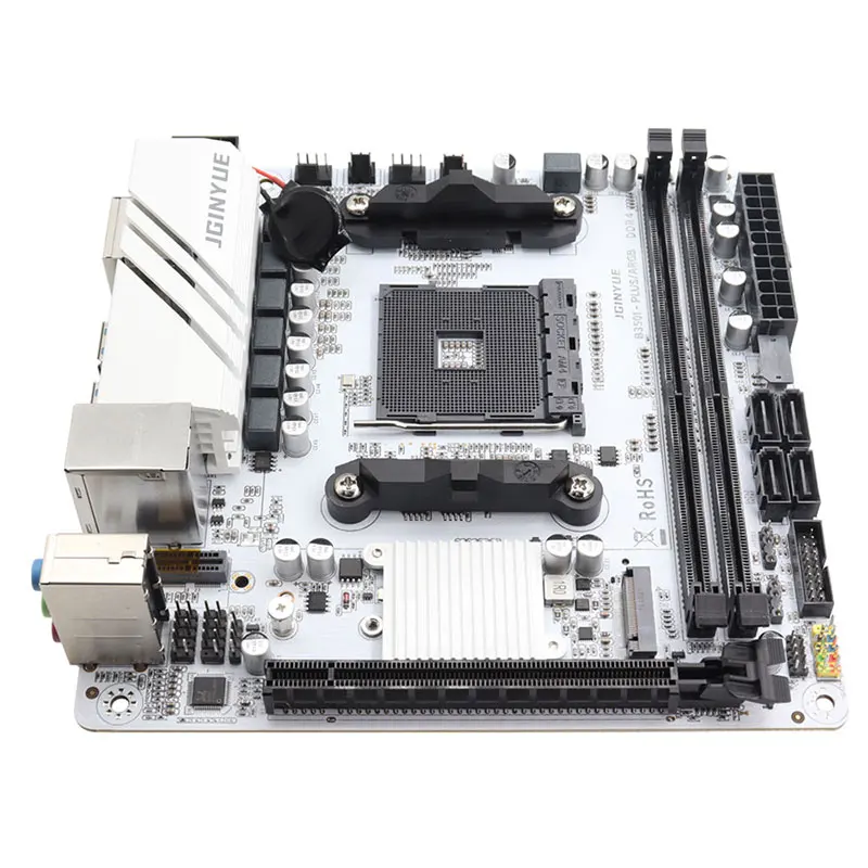 JGINYUE B350チップ搭載 MINI-ITX AM4 DDR4対応 マザーボード