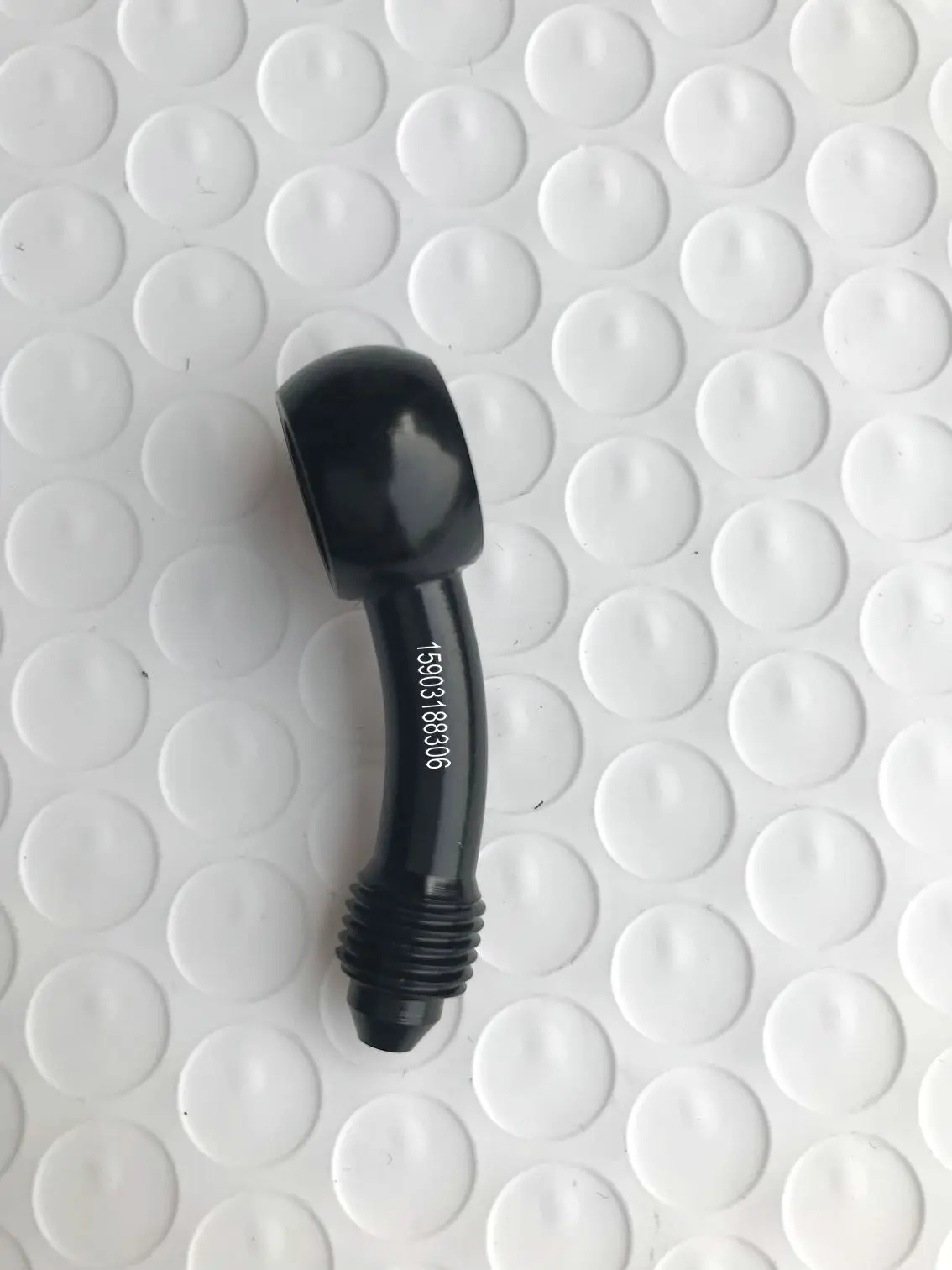 10mm hole 3/8-24 thread aluminum swivel brake hose end banjo fitting for an3 1/8\