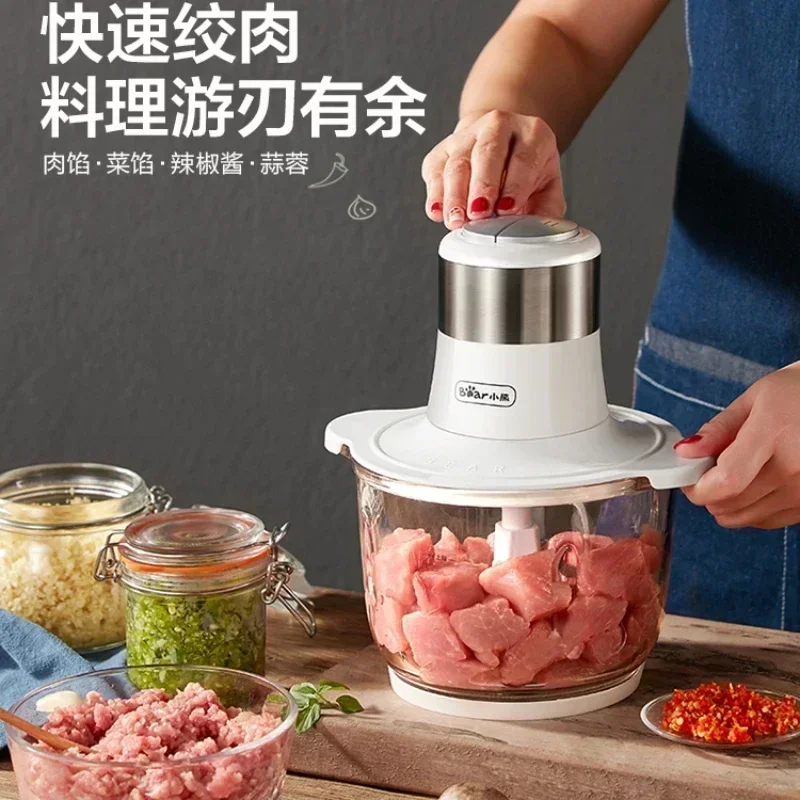 

Grinder Household Electric Multi-function Cooking Mixer Meat Mixer Meat Mixer 2L Meat Grinder 220V hachoir électrique