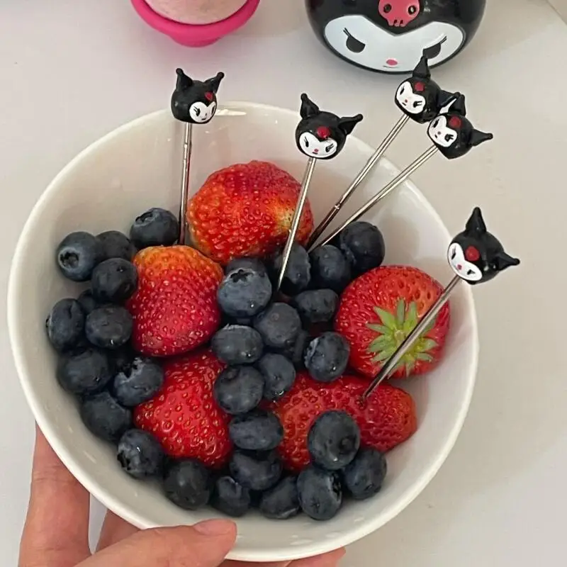 سانريوس كورومي علامة الفاكهة لطيف الكرتون المحمولة جديد الإبداعية علامة سلطة Kawaii أنيمي رائجة البيع المنزلية نمط الديكور الفتيات