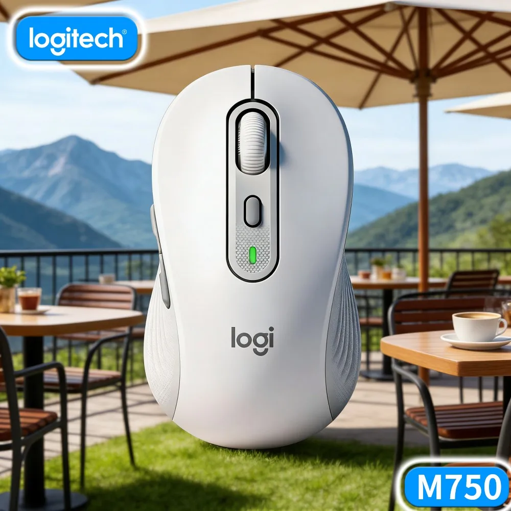 Logitech M750 Outdoor Trip Wireless Mouse Bluetooth Pairing Stable Signal Recycled Shell Material For Business Usage