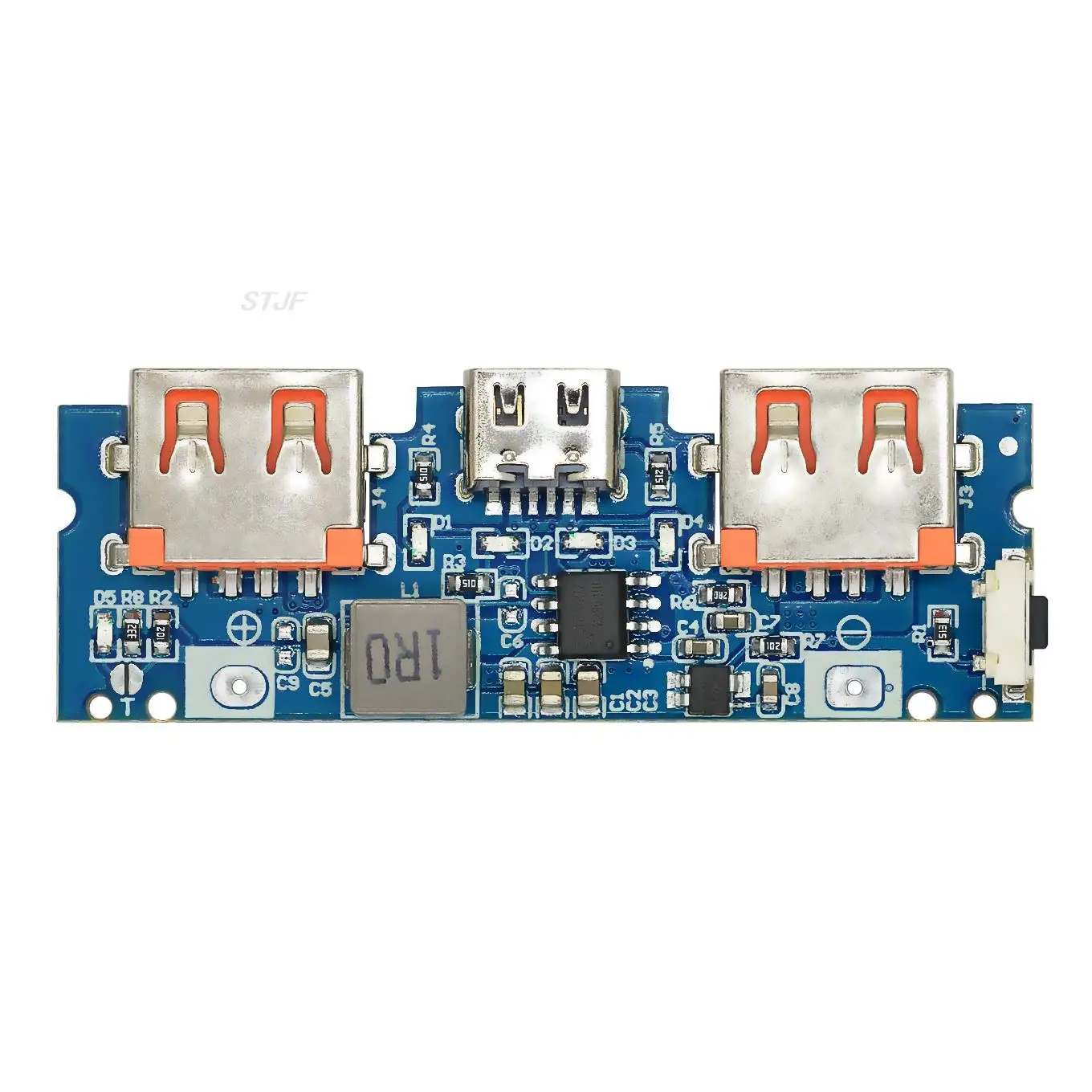 Lithium Battery Charger Board LED Dual USB 5V 2.4A Micro/Type-C USB Mobile Power Bank 18650 Charging Module