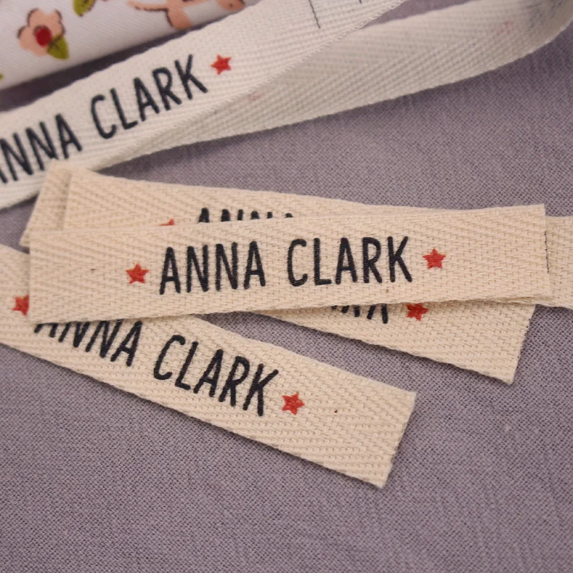 Custom Twill Labels,Tags for Clothes, Personalized Items,Name Tags,Handmade, Sewing Accessories, Xw5515, Free Shipping