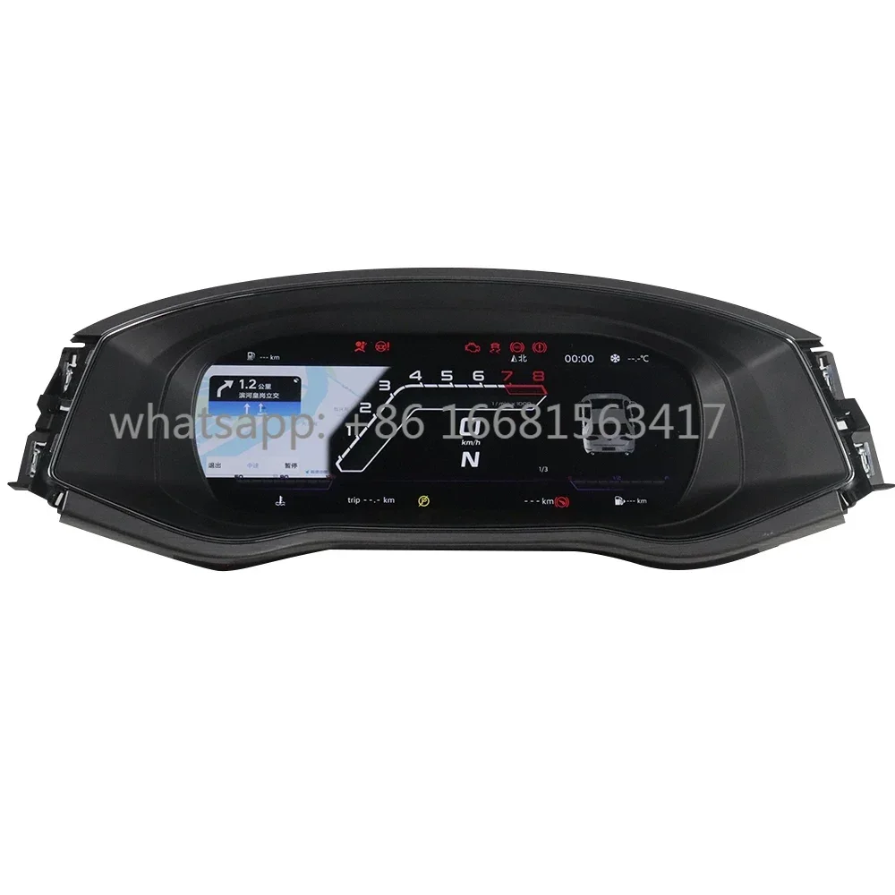 Linux System Digital Cluster Virtual Cockpit For Volkswagen VW Scirocco 2009-2016 Dashboard Entertainment Speed Meter Screen