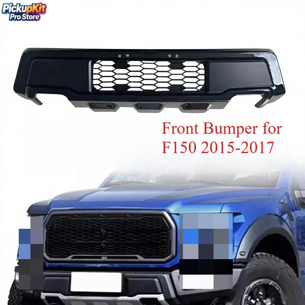 

Stainless Steel Front Bumper for F150 2015-2017 Anti-Collision Off-Road with Aftermarket Parts