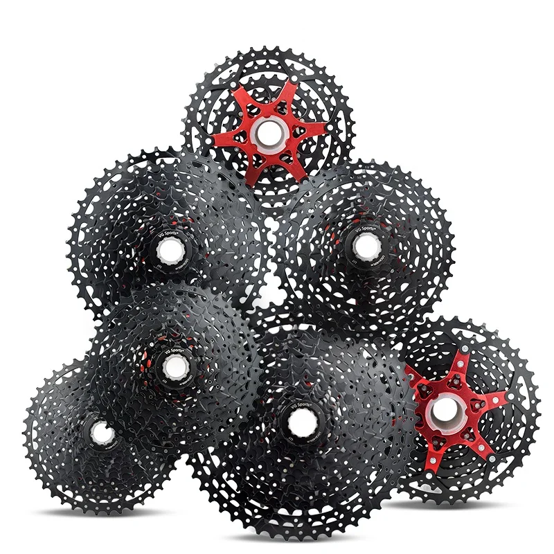 

8/9/10/11/12 Speed MTB Black Cassette 11-42/46/50/52T Bicycle Freewheel K7 Mountain Bike Flywheel Sprocket for SHIMANO HG SRAM