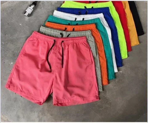 Men's beach pants casual sports shorts fashionable pocket outerwear loose fitting waterproof surfing and swimming pants