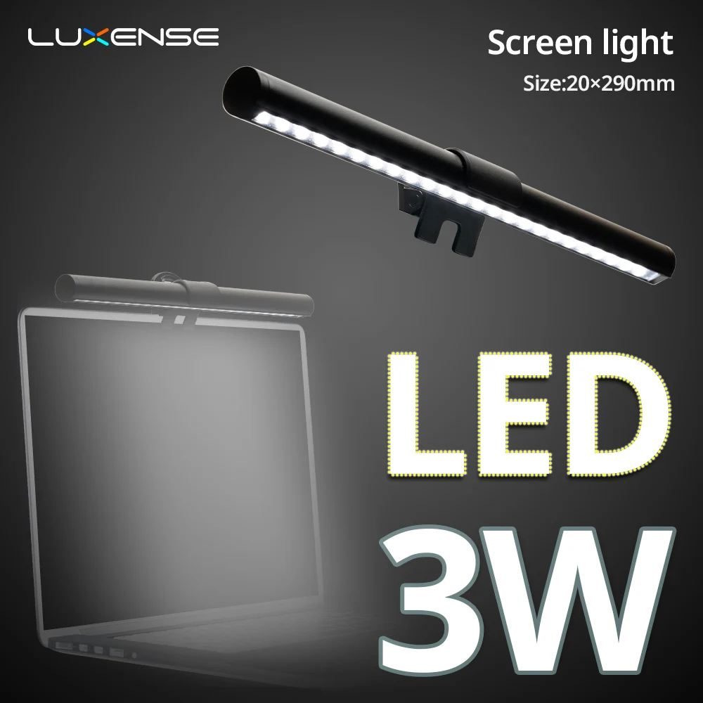 

Luxense Computer Light Desk Lamp Screen Light Laptop USB Lamp New Hanging Light Table Lamp Monitor Light For Study Reading Light
