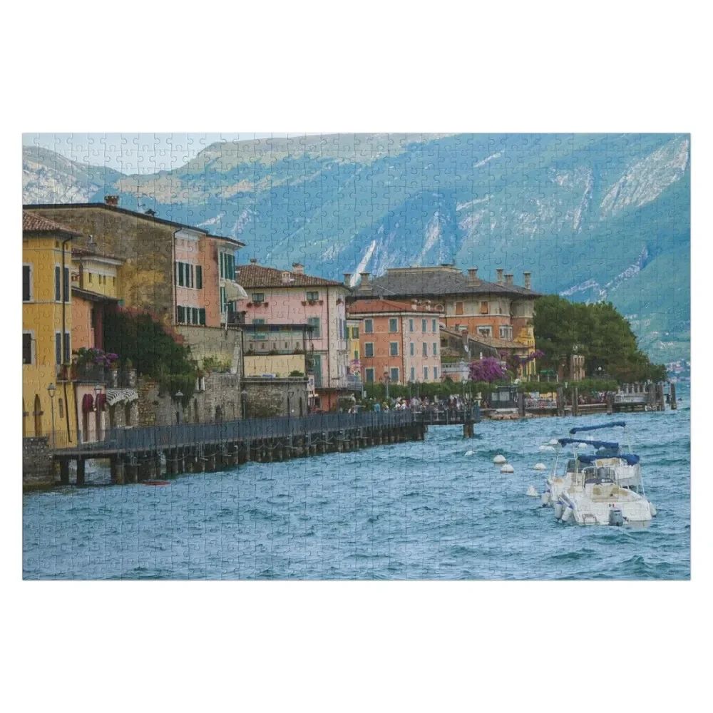 Lake Garda Scenery, Italy Jigsaw Puzzle Custom Name Child Toy Picture Personalized Toys Customized Photo Puzzle