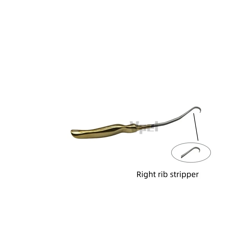 Chirurgische Instrumente für Nasenkorrektur. Edelstahl-Rippenknorpel-Detektor. Retraktor. Chirurgische Instrumenten für Nasenkorrekturen. Links- und Rig