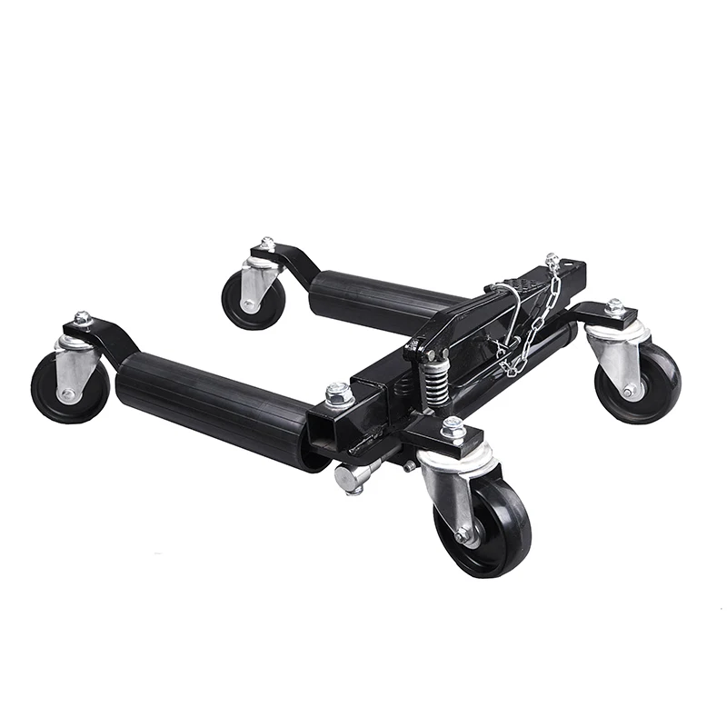 Heavy Motorcycle Rear Wheel Mobile Rack Big Row Motorcycle Display Cart Rotary Mobile Cart Universal Hydraulic Lifter