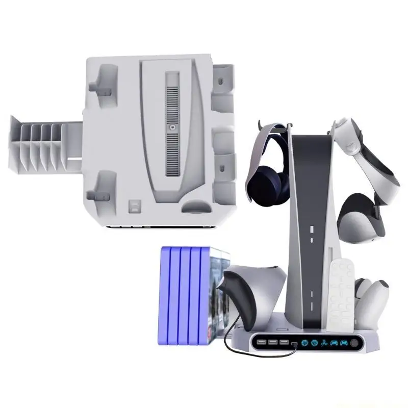 F62C Vertical Stand Cooler Fan Controller Dock for PS Storage Holder