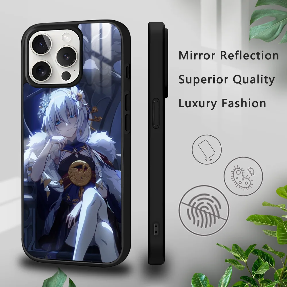 Gwen L-LeAgue Of L-Legends Phone Case For iPhone 16 15 14 13 12 11 Pro Xs Max Mini Plus Celulares Hard Funda