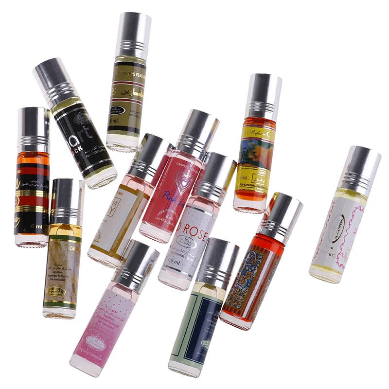 1Pcs 6ML Women Roll On Perfume Fragrance Oil Men Scented Water Ball Roll Oil Perfume Natural Essential Oil Spray Design