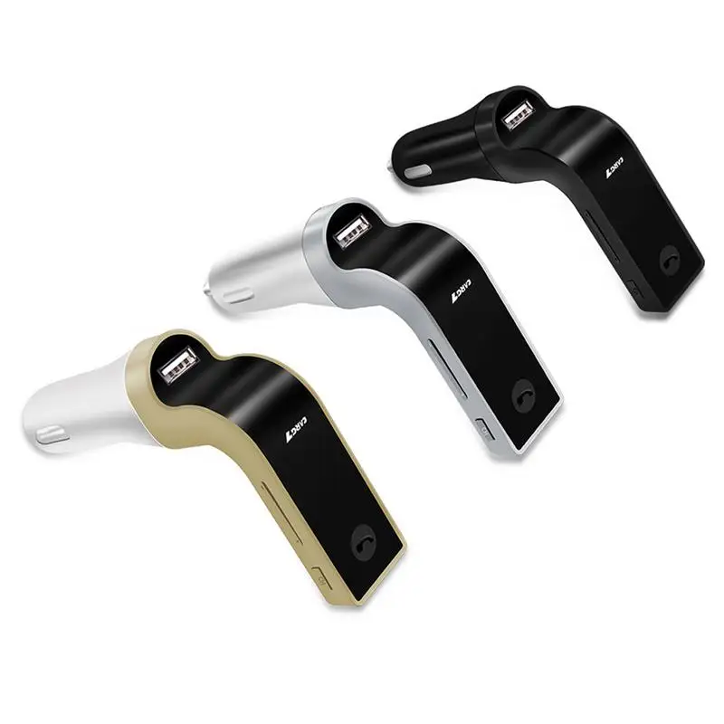 

1pc Car Kit BluetoothHandsfree FM Transmitter Cigarette Lighter Type Radio MP3 Player USB Charger Car Automobile Accessories