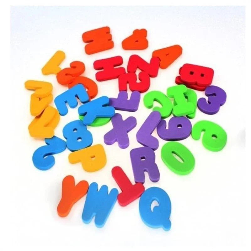 Big Thicken Foam 3D EVA English Letters Numbers Alphabet A to Z Digitals 0-9 Toys for Children Study Education Wall Stickers