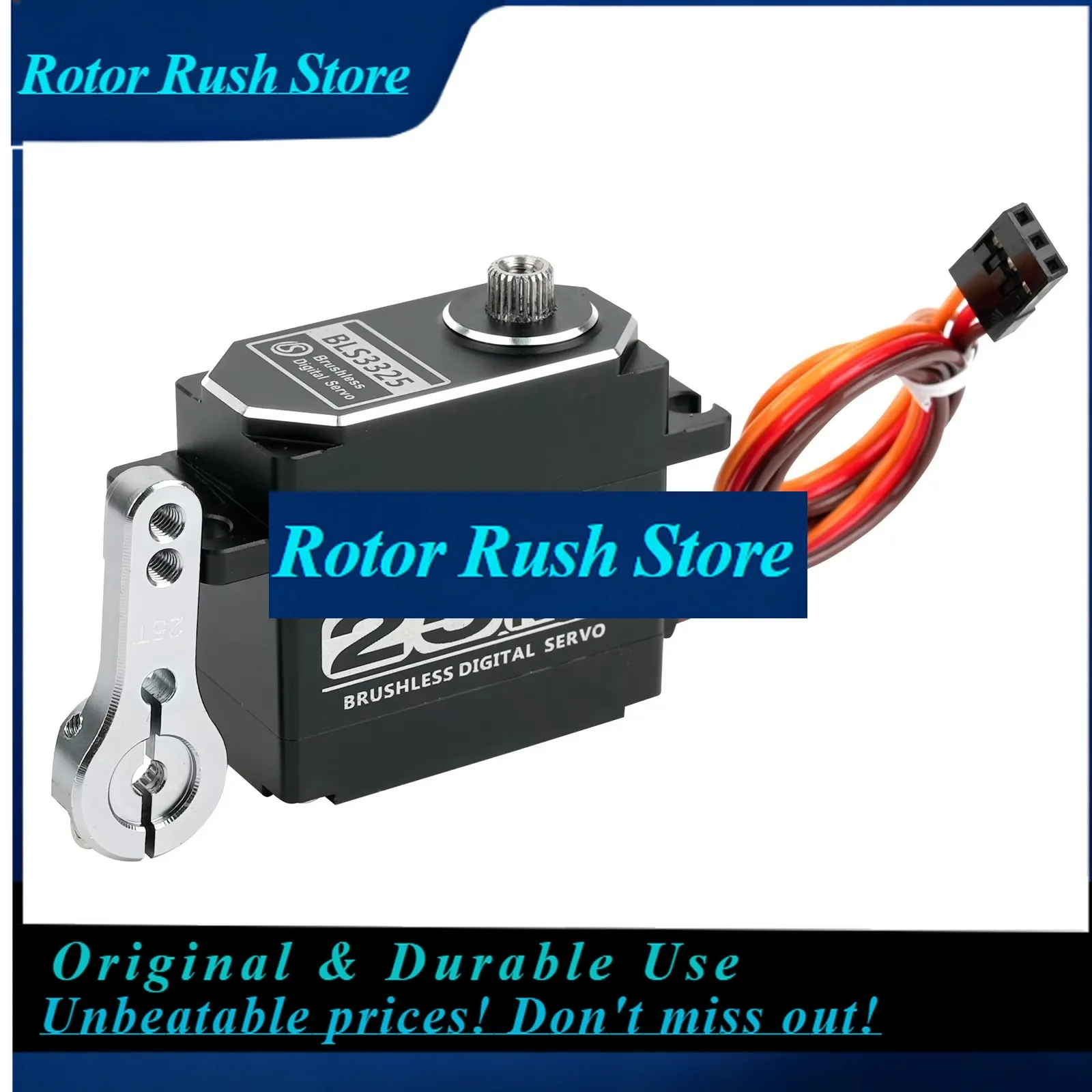 RoRuS25KG Digital Brushless  Motor Waterproof IP67 For 1:8 1:10 1:12 RC Car Robot With PWM Control