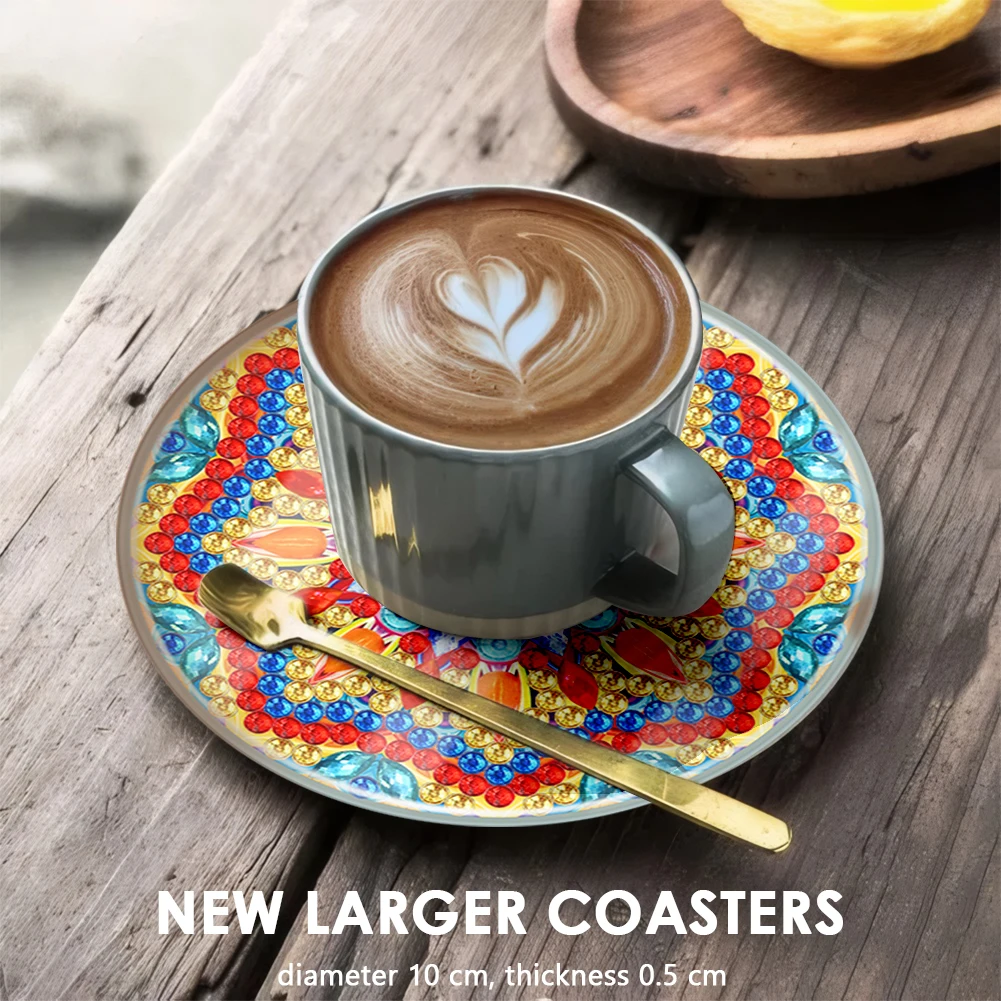 6 قطع من الوقايات الفنية الماسية الكلاسيكية ماندالا DIY الحديثة على شكل حيوانات كرتونية مقاومة للماء لعطلة عيد الميلاد للبالغين والمبتدئين