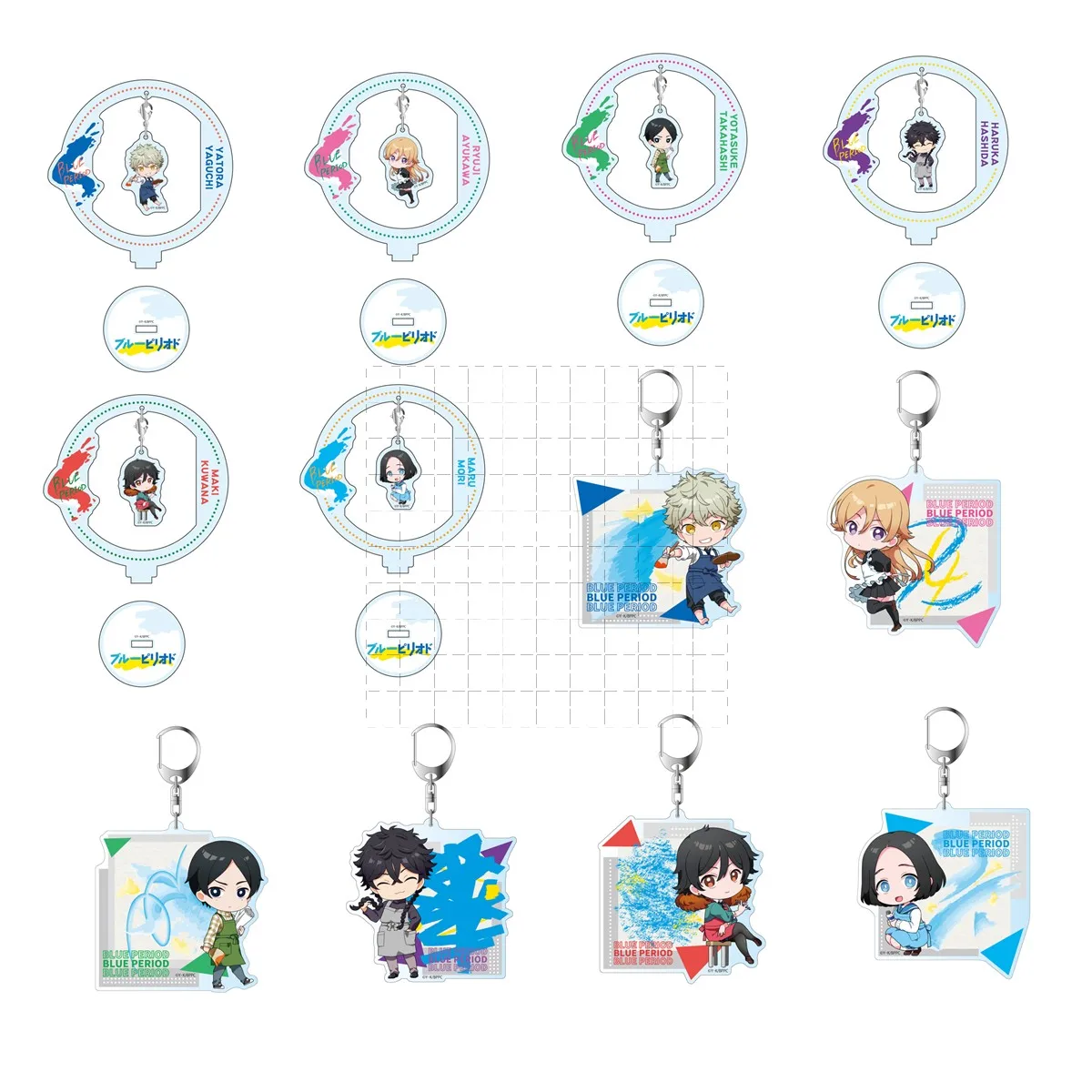 Anime Kuwana Maki Yaguchi Yatora Ayukawa Ryuji Takahashi Yotasuke figura acrílica con soporte muñeca juego llavero Cosplay juguete para regalo
