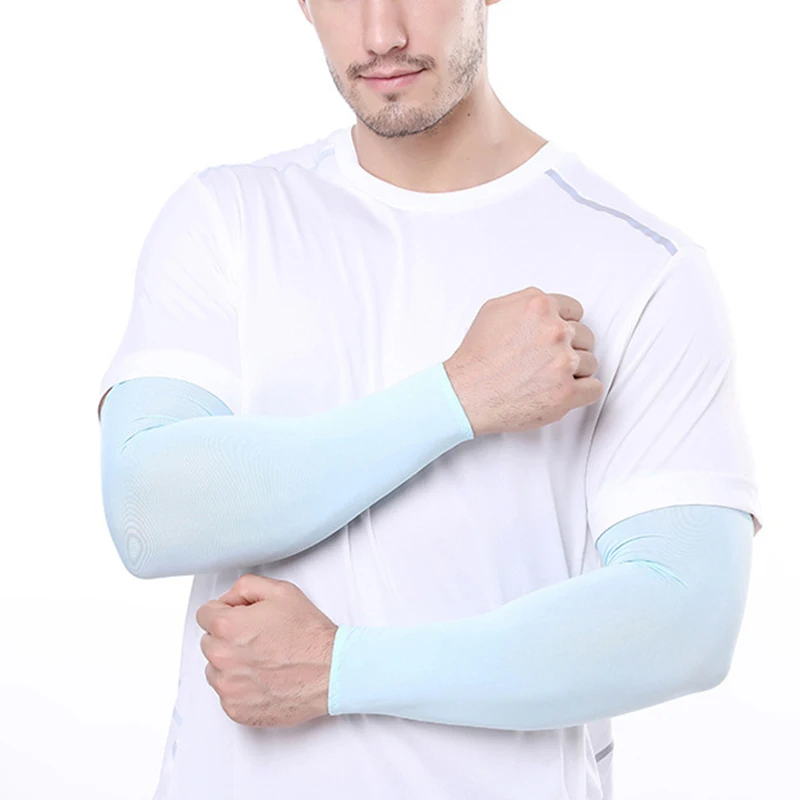 Calentadores de brazo para correr, pesca y ciclismo, cubierta de mano deportiva, protección solar UV, calentador de refrigeración, mangas