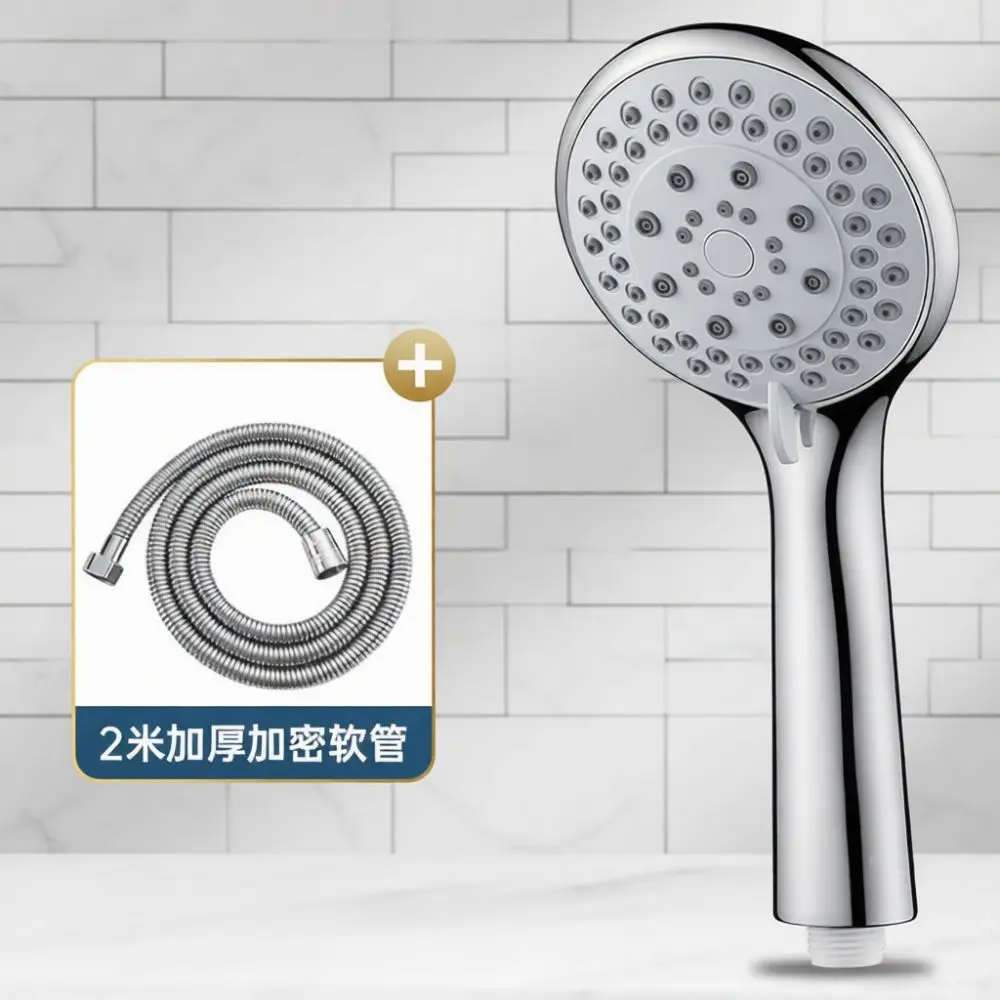 Large Hole Bathroom Shower Head Handheld Sprayer Modern Style Replacement For Standard Household Water Heaters