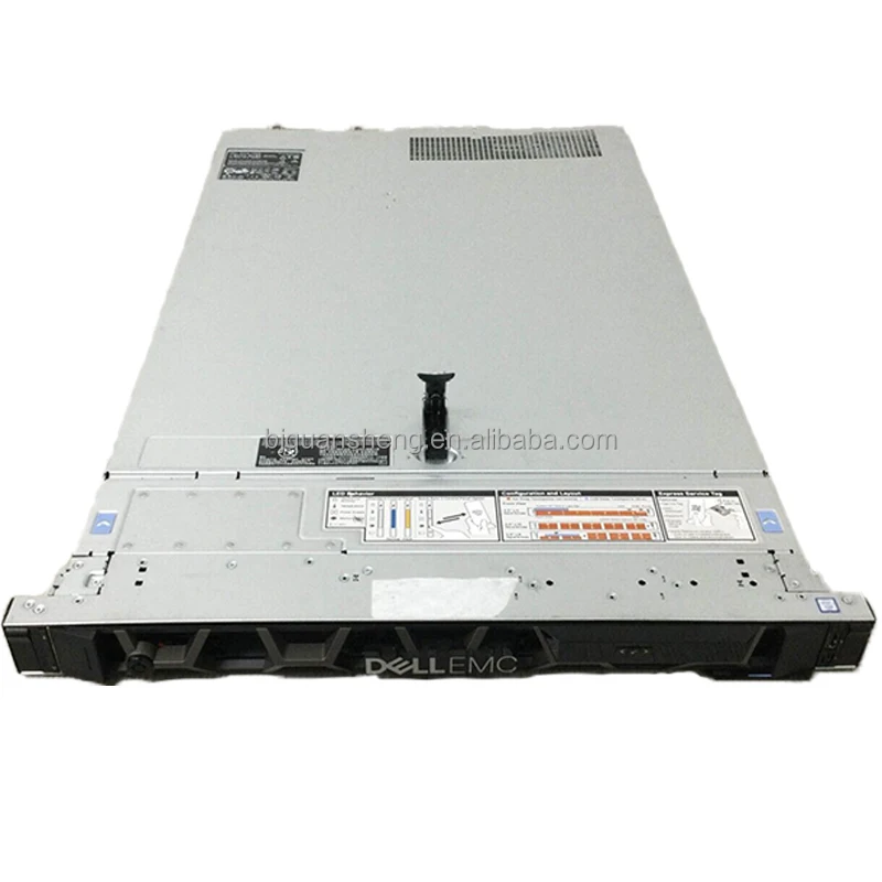 PowerEdge R640 1U Rack Server يستخدم معالج Xeon 64GB نظام تخزين شبكة الذاكرة في المخزون