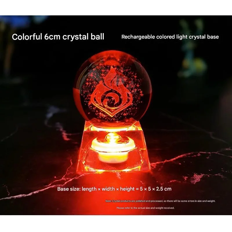 Surrounding Eye of God Ball Nightlight 3D Carved Seven Anime Decoration