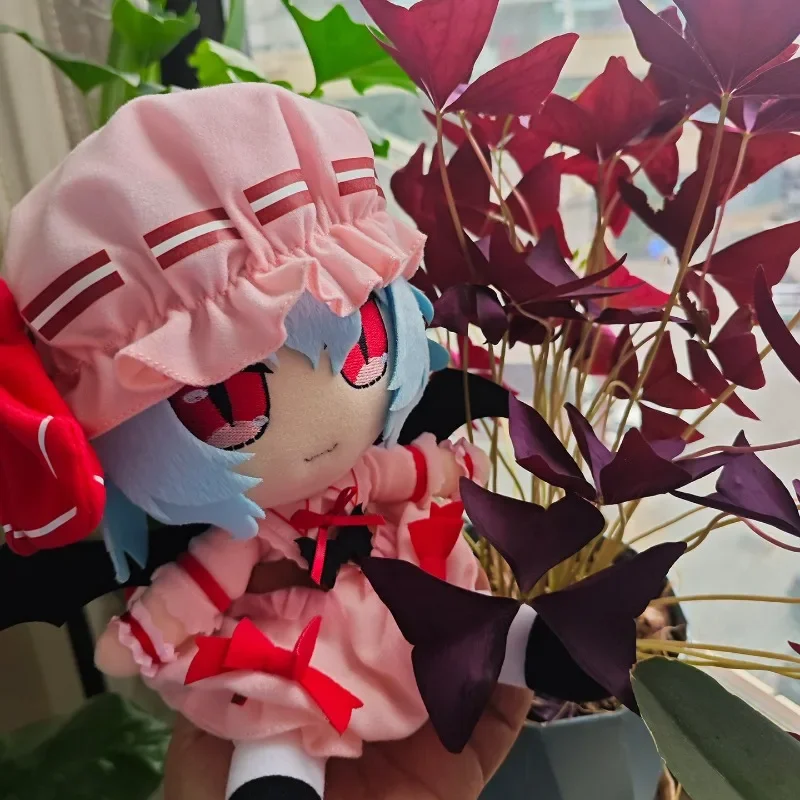 Muñeco  Peluche  20 cm l Anime TouHou Project, Remilia Scarlet, Fumo Kawaii, Cosplay, Algodón Suave, Figura  Dibujos Animados, D