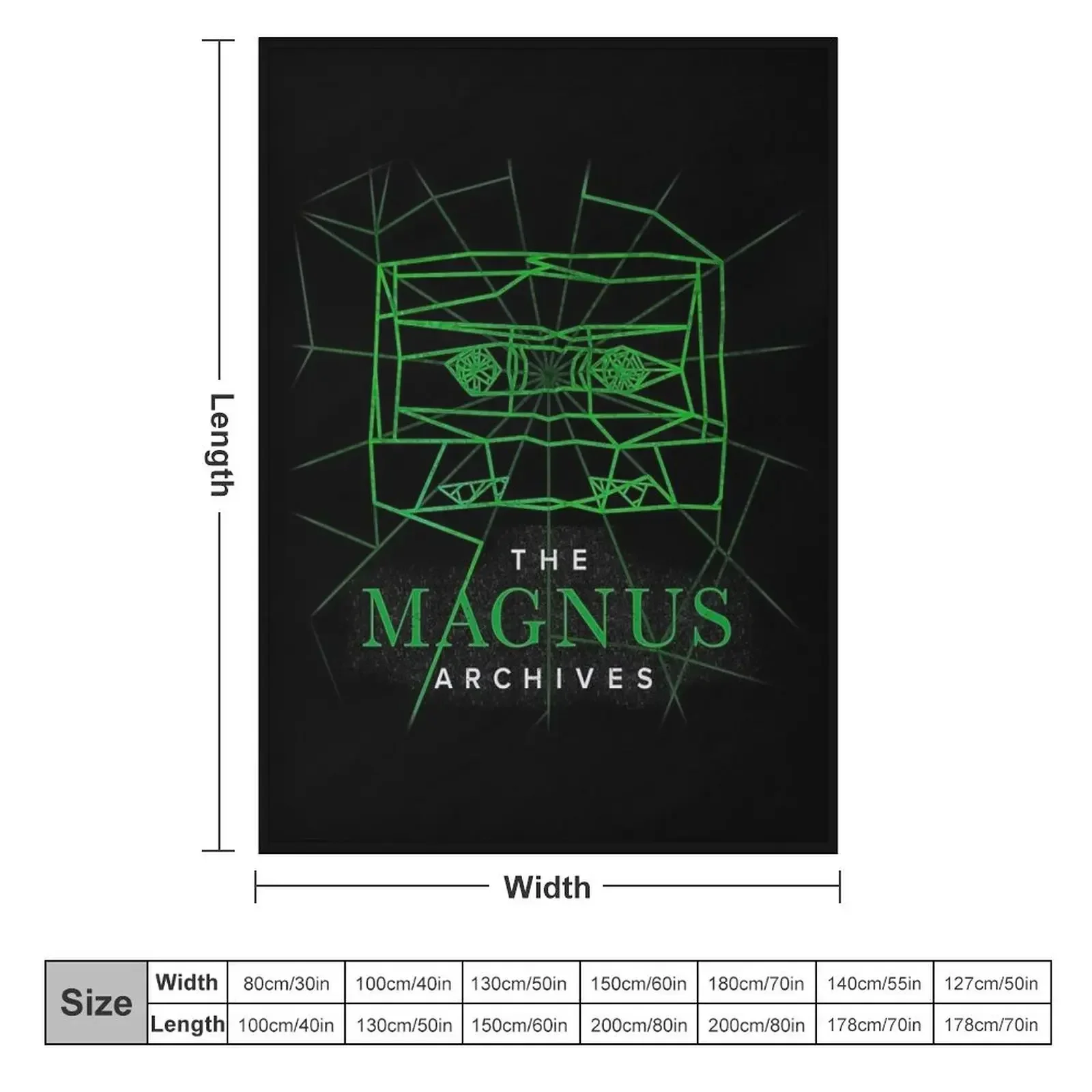 magnus-archives, podcast Throw Blanket Decorative Sofa Kid'S Retros Multi-Purpose Sofa Throw Luxury Thicken Blankets