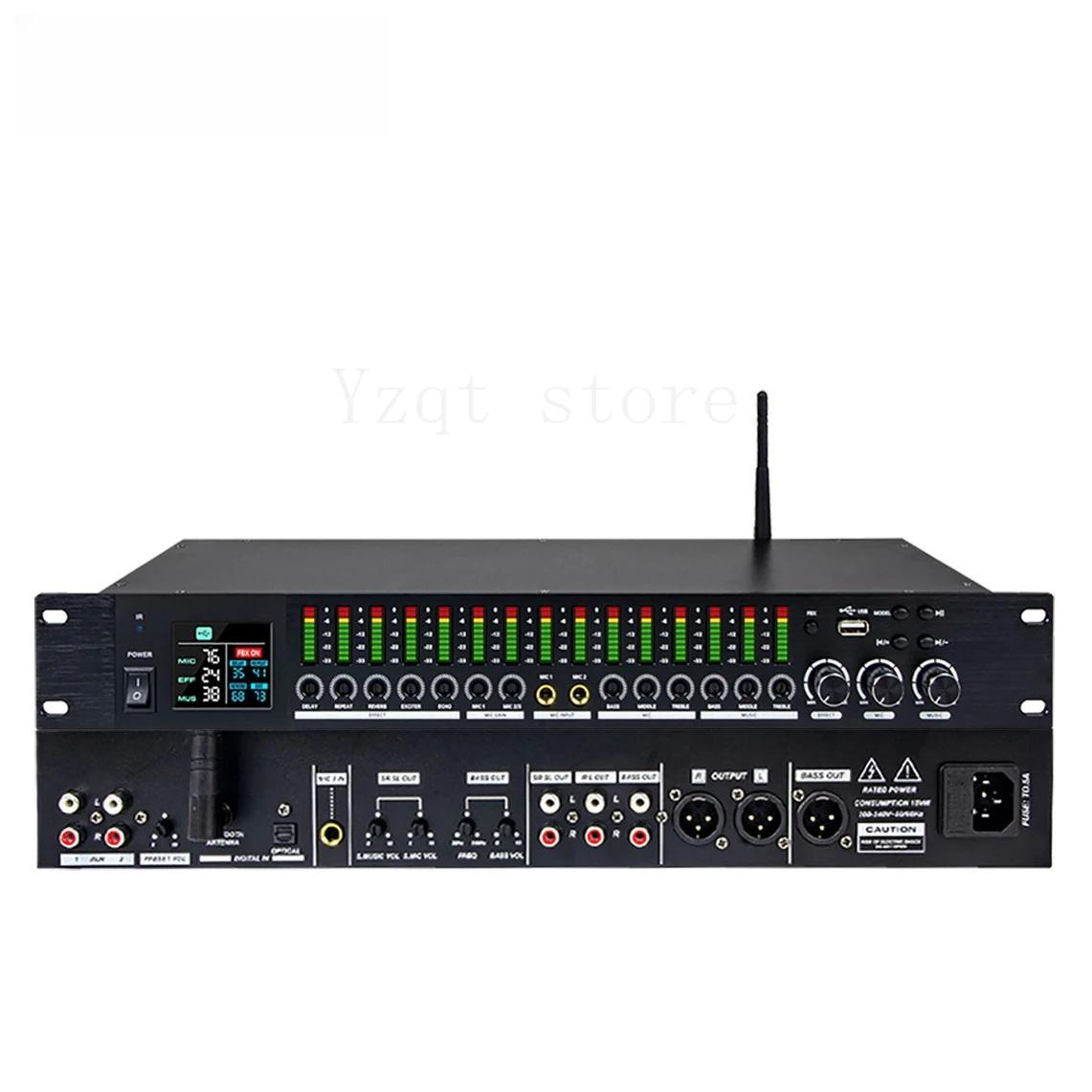 

GAX-LD1500 Professional Digital Effects Equalizer Karaoke System Stage Audio Processor