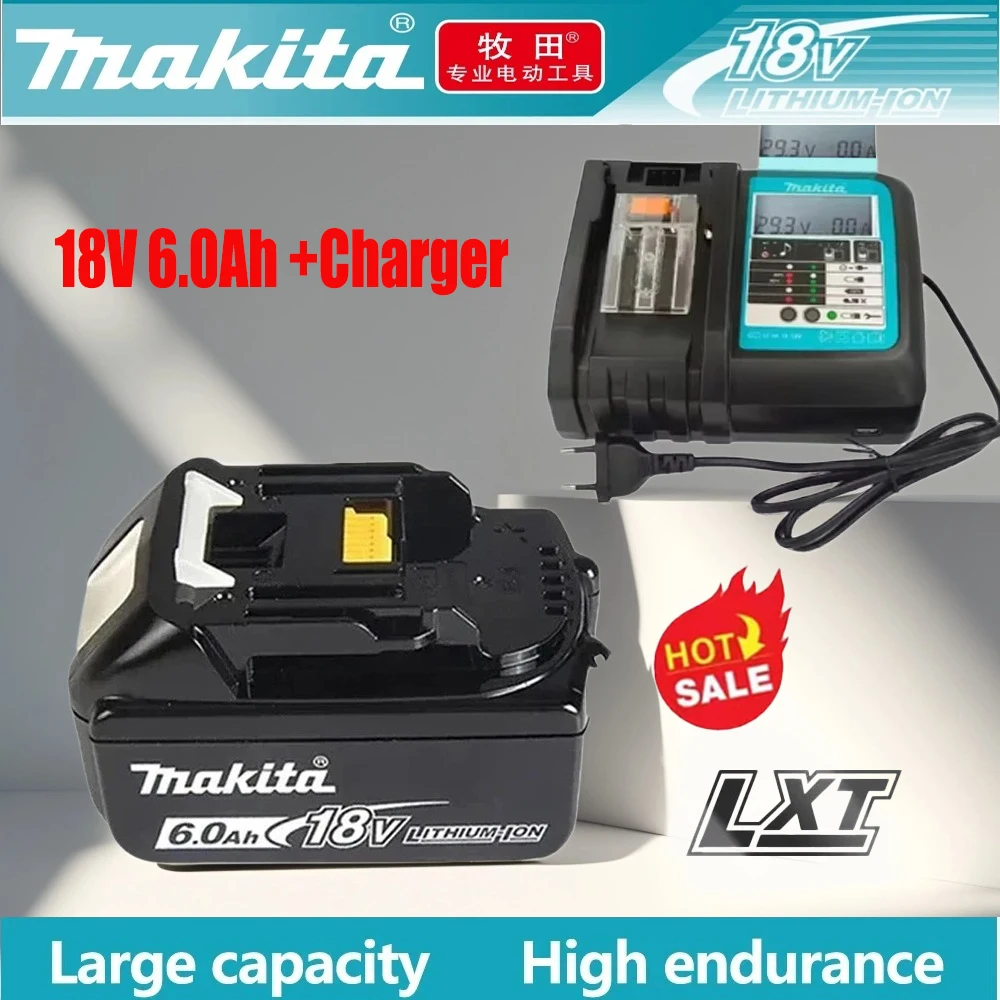 

NEW 100% original Makita power tool battery 18V6.0Ah,Makita LXT BL1860B BL1860BL1850 BL1830 replaceable LED rechargeable battery