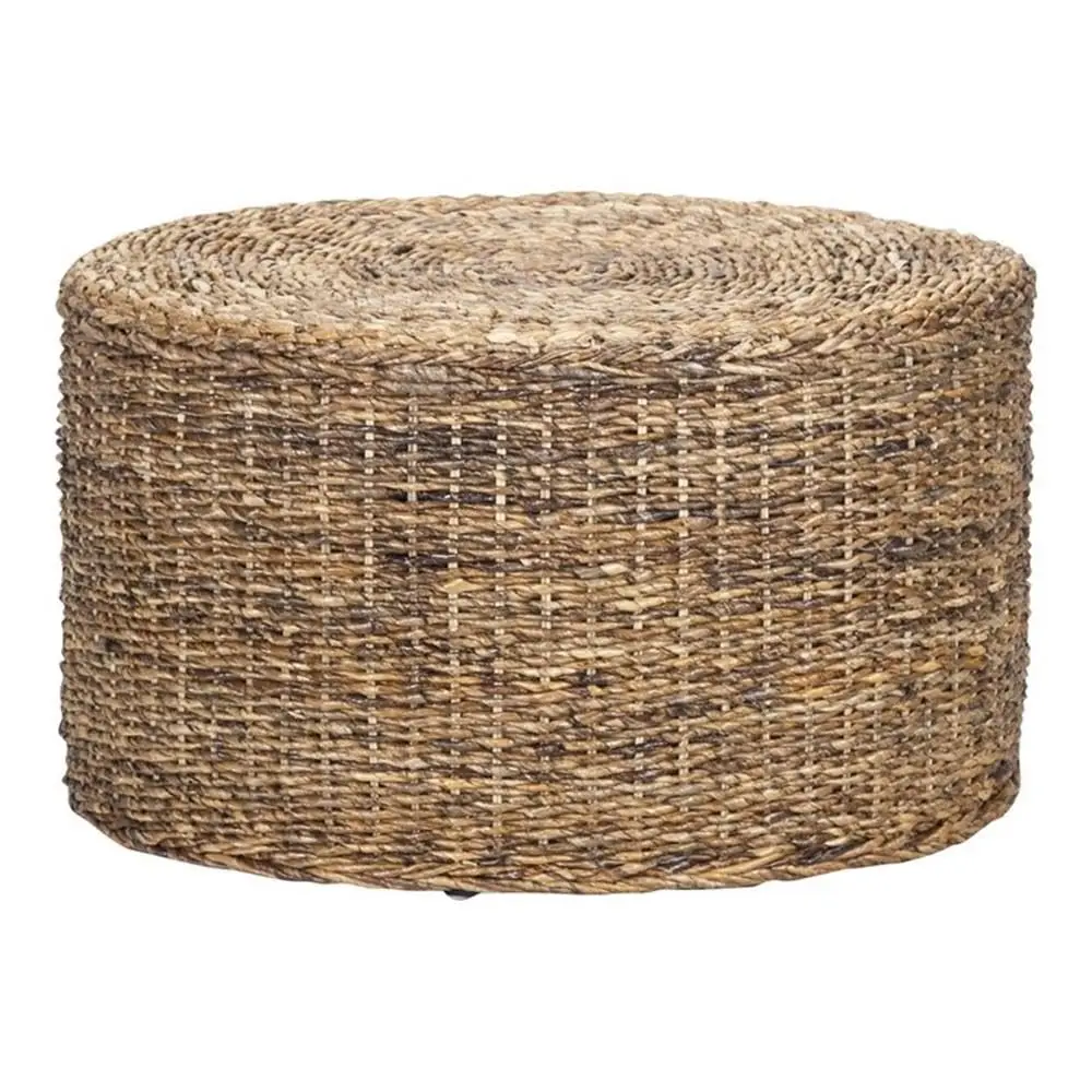 

Transitional Round Wicker/Rattan Coffee Table In Multi Brown
