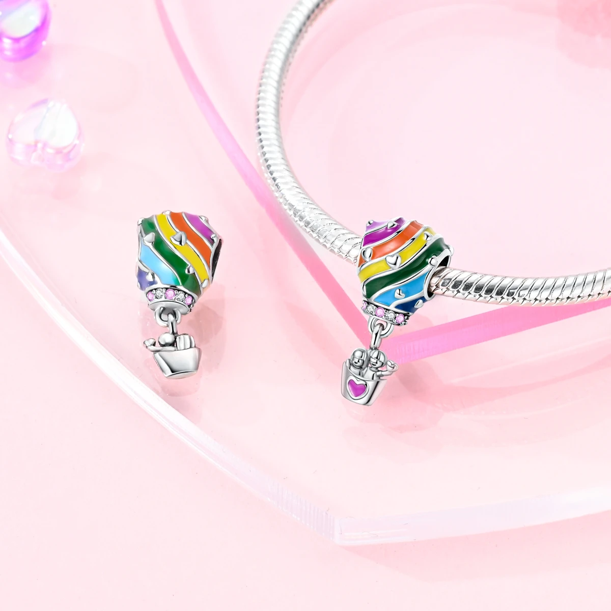 Silver Plated Charms For Bracelet Travel Luggage Airplane Beads Charms Fit Original Bangle Pendant Dangle Women Fine Jewelry