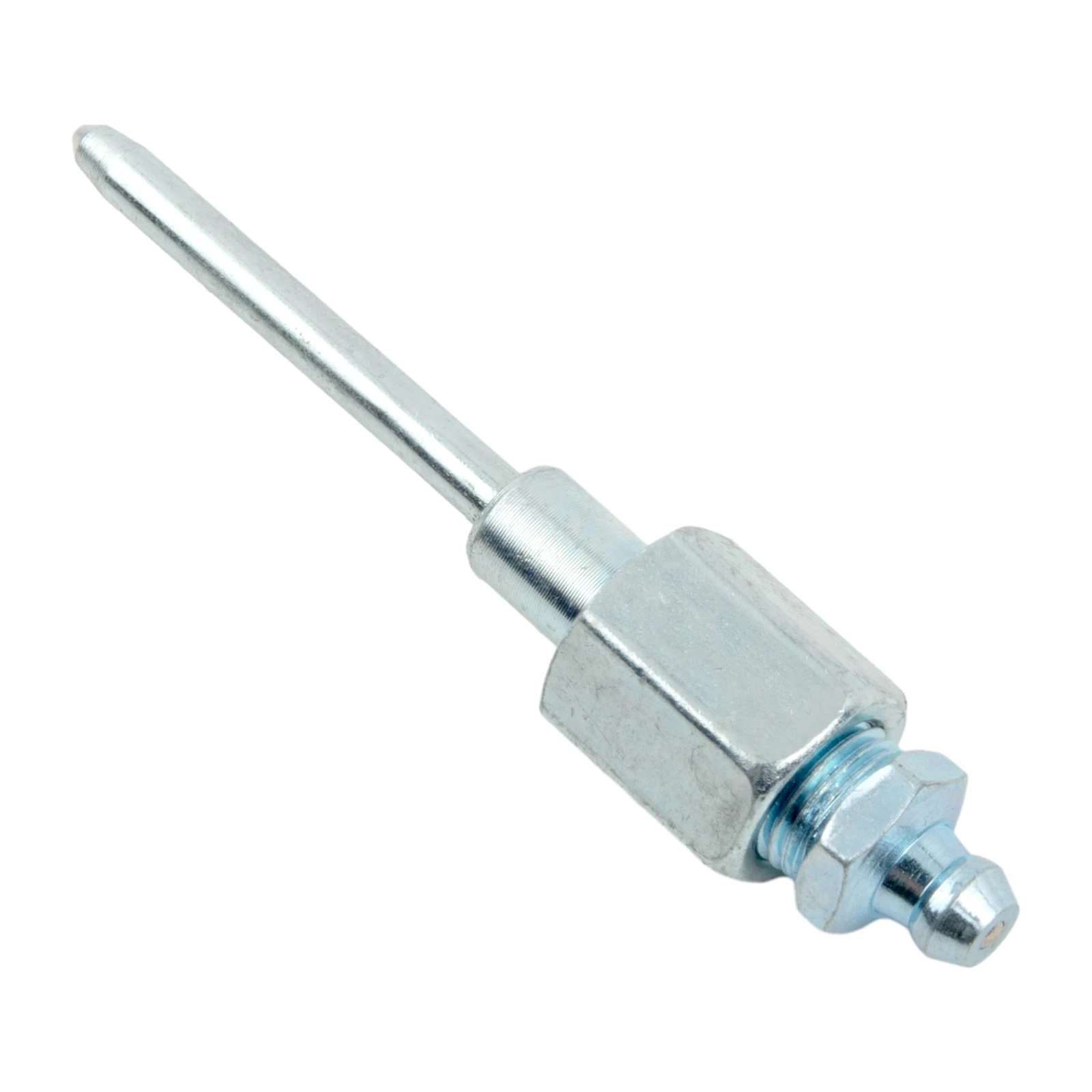 Accesorio de aguja de engrase de alta calidad, adaptador de aguja de engrase plateada, inyector de grasa de acero de alta velocidad, herramientas de aire