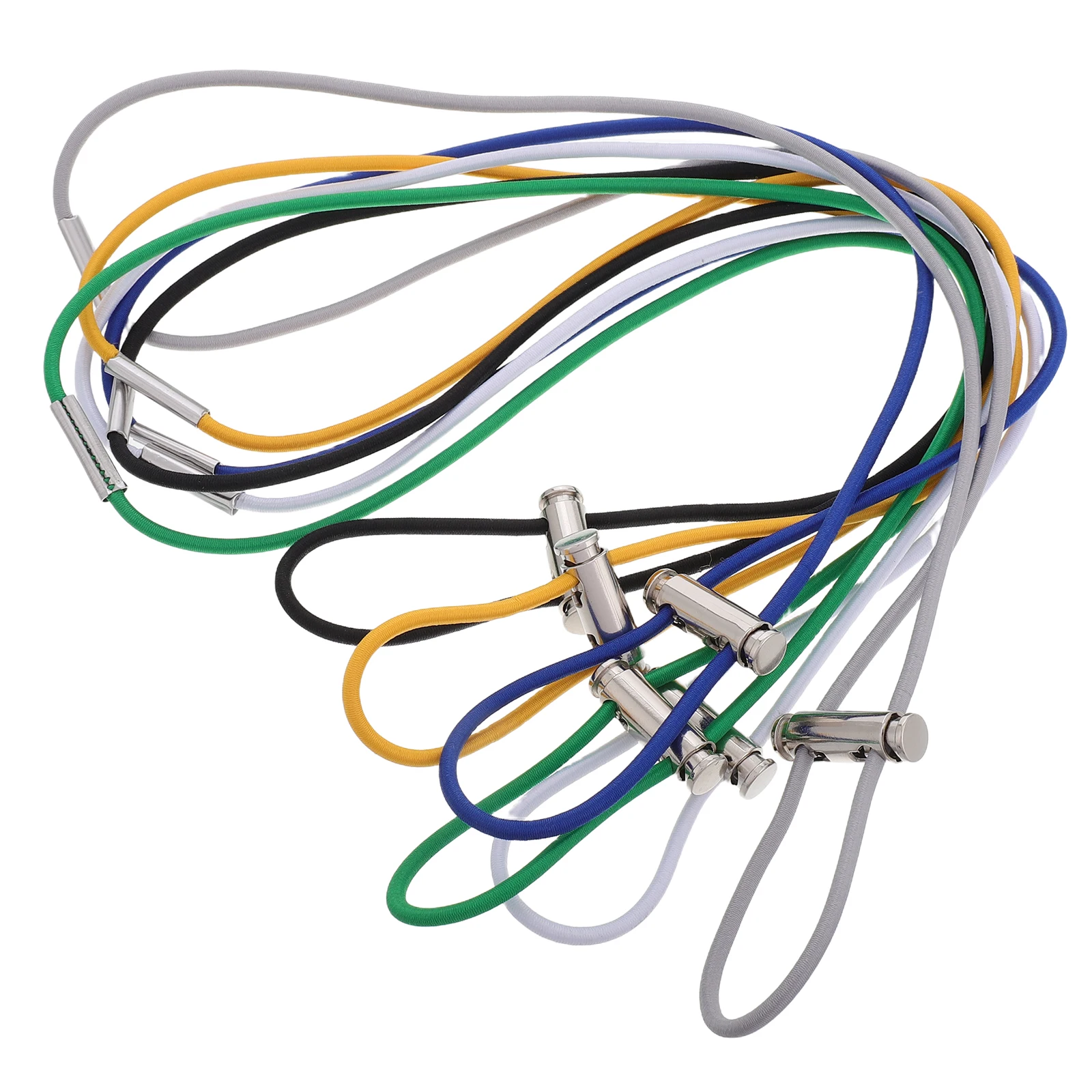 

6 Pcs Trash Can Fixing Rope Garbage Bands Rubber Elastic Anti-slip Fixation Strap Anti-fall
