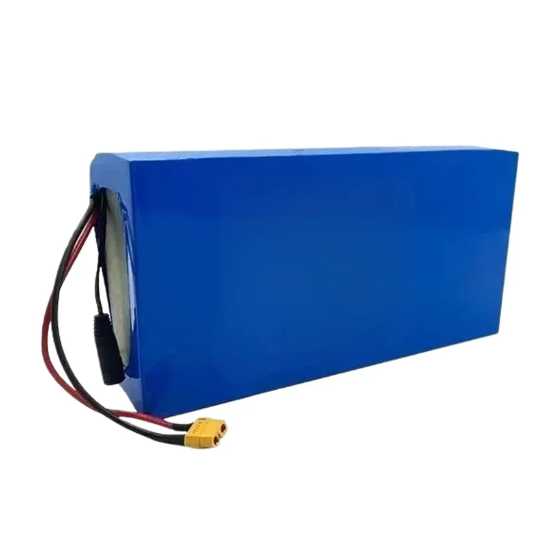 52V 21000mah 18650 lithium battery pack 14S6P, built-in 30A balanced BMS 0-1500W high power electric vehicle tool backup battery
