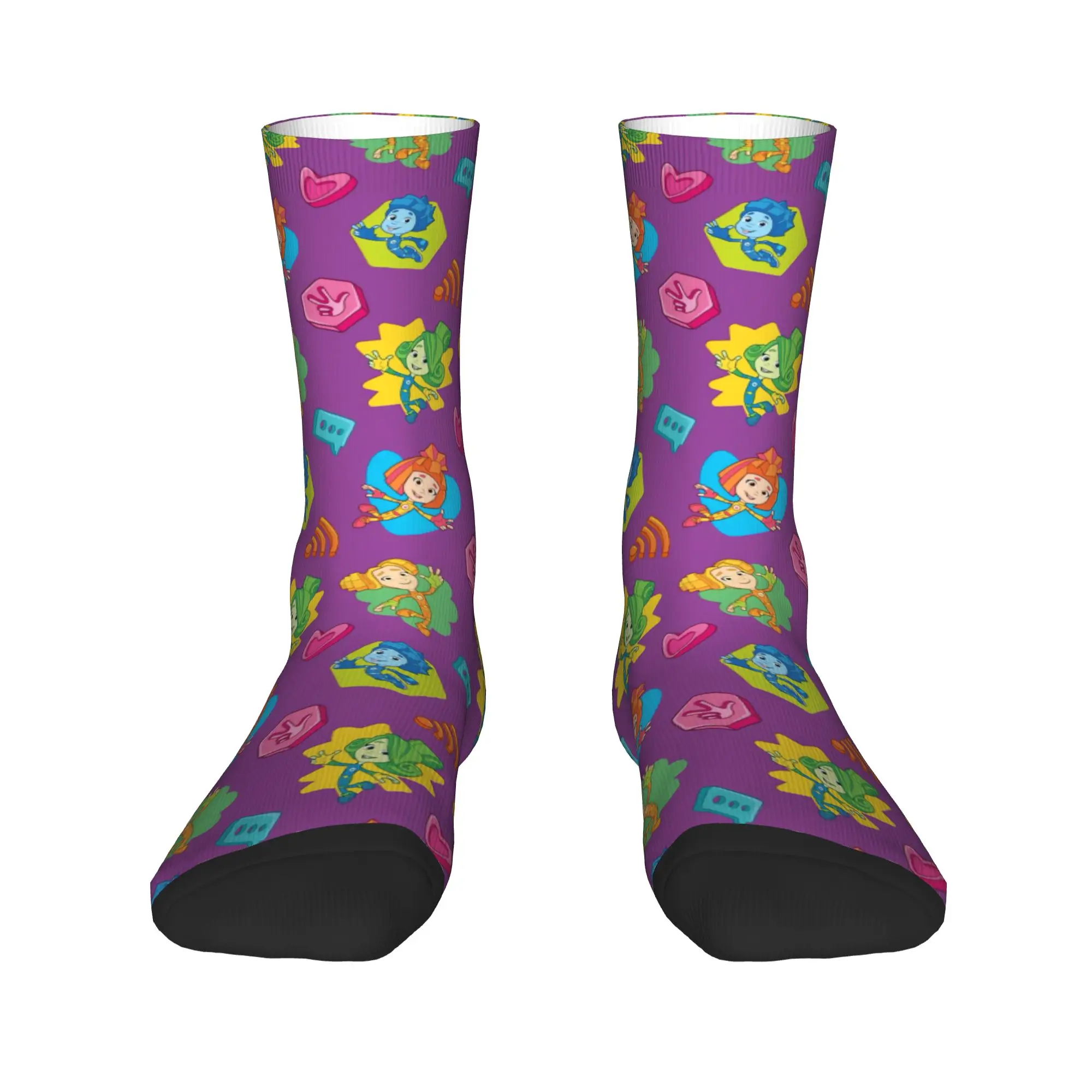 The Fixies Kindergarten Socks  Anti Slip Stockings Men Comfortable Running Socks Winter Casual Graphic Socks