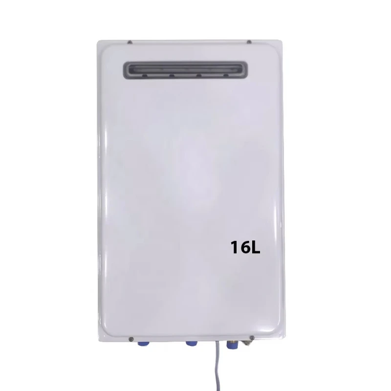 Calentador de agua de gas licuado de petróleo para exteriores con control remoto con cable de refuerzo solar instantáneo sin tanque