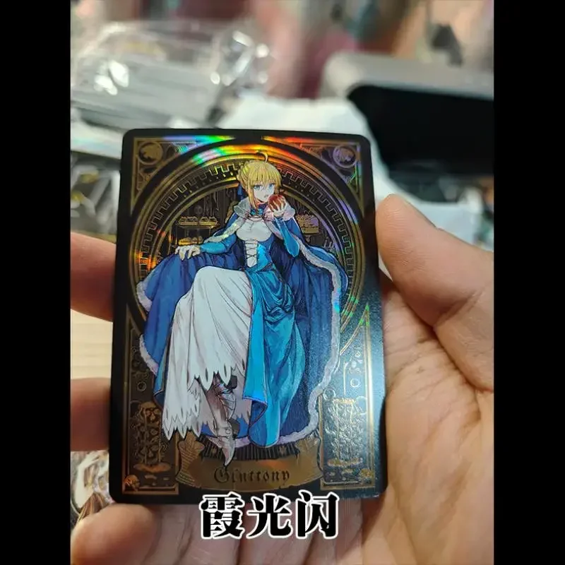 อะนิเมะเทพธิดา Story DIY ACG ของเล่นสําหรับชาย Ishtar Tamamo ไม่มี Joan of Arc เลเซอร์หักเหการ์ดสะสมของขวัญวันเกิด