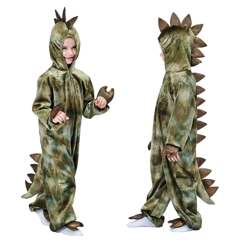 Umorden 2-4T 4-8T Ragazzi T-Rex Costume da Dinosauro per Bambino Bambini Bambino Tuta con Cappuccio Halloween Purim Disfraz Fancy Dress 3D F!1e