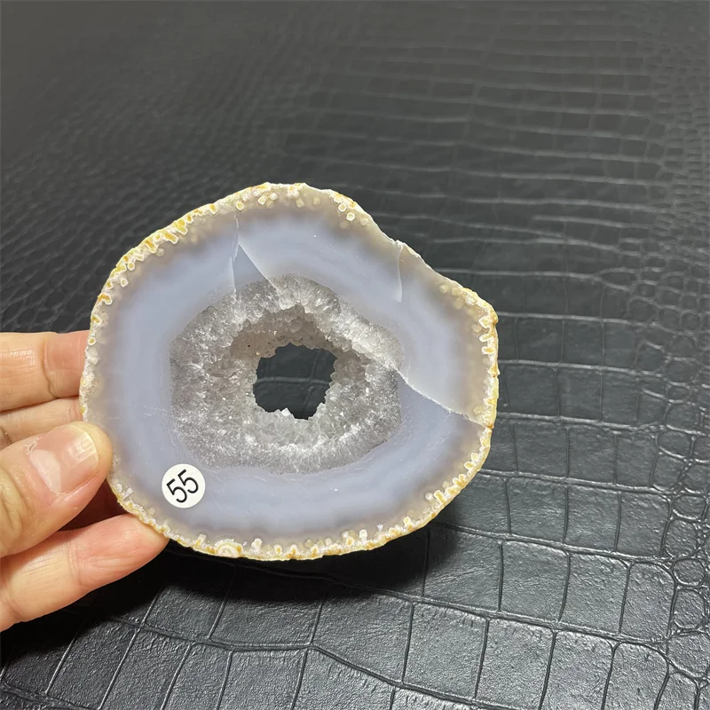 natural raw agate slices crystals druzy agate geode slab spiritual healing stones for decor