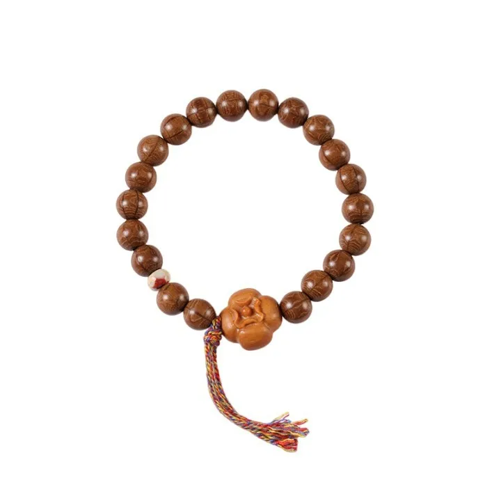 سوار الصلاة البوذية بستة مسارات، سوار الخرز الخشبي الجديد على الطراز الصيني للجنسين #5