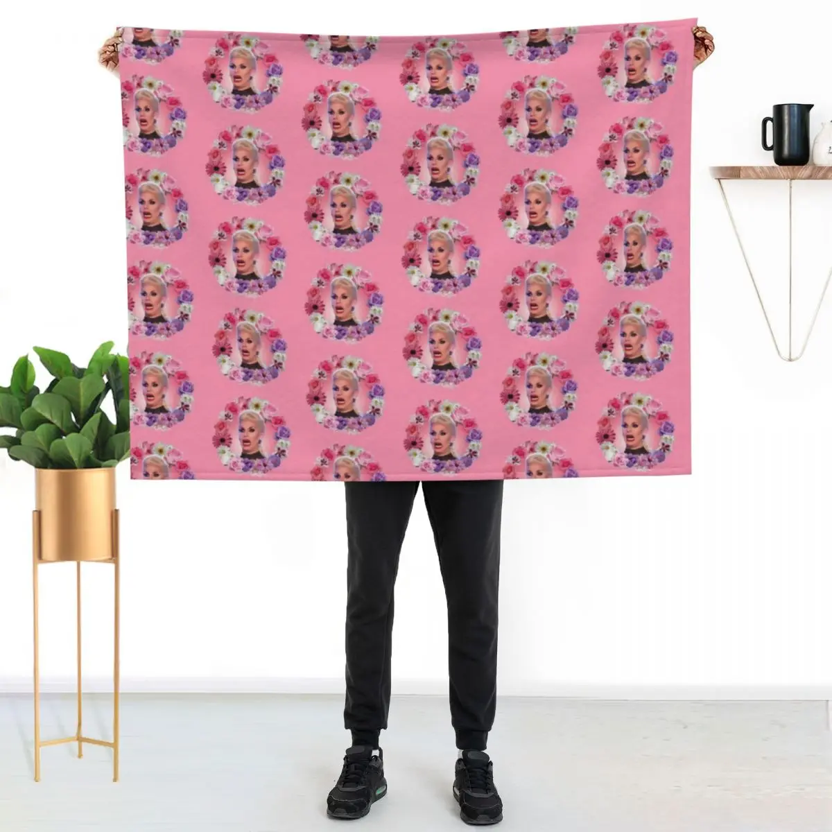 

Shocked Katya Zamolodchikova - Rupaul's Drag Race Throw Blanket Machine Washable Soft Warm Blanket